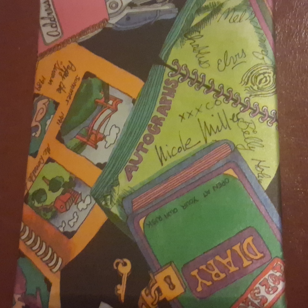 Nicole Miller Colorful Autograph Book